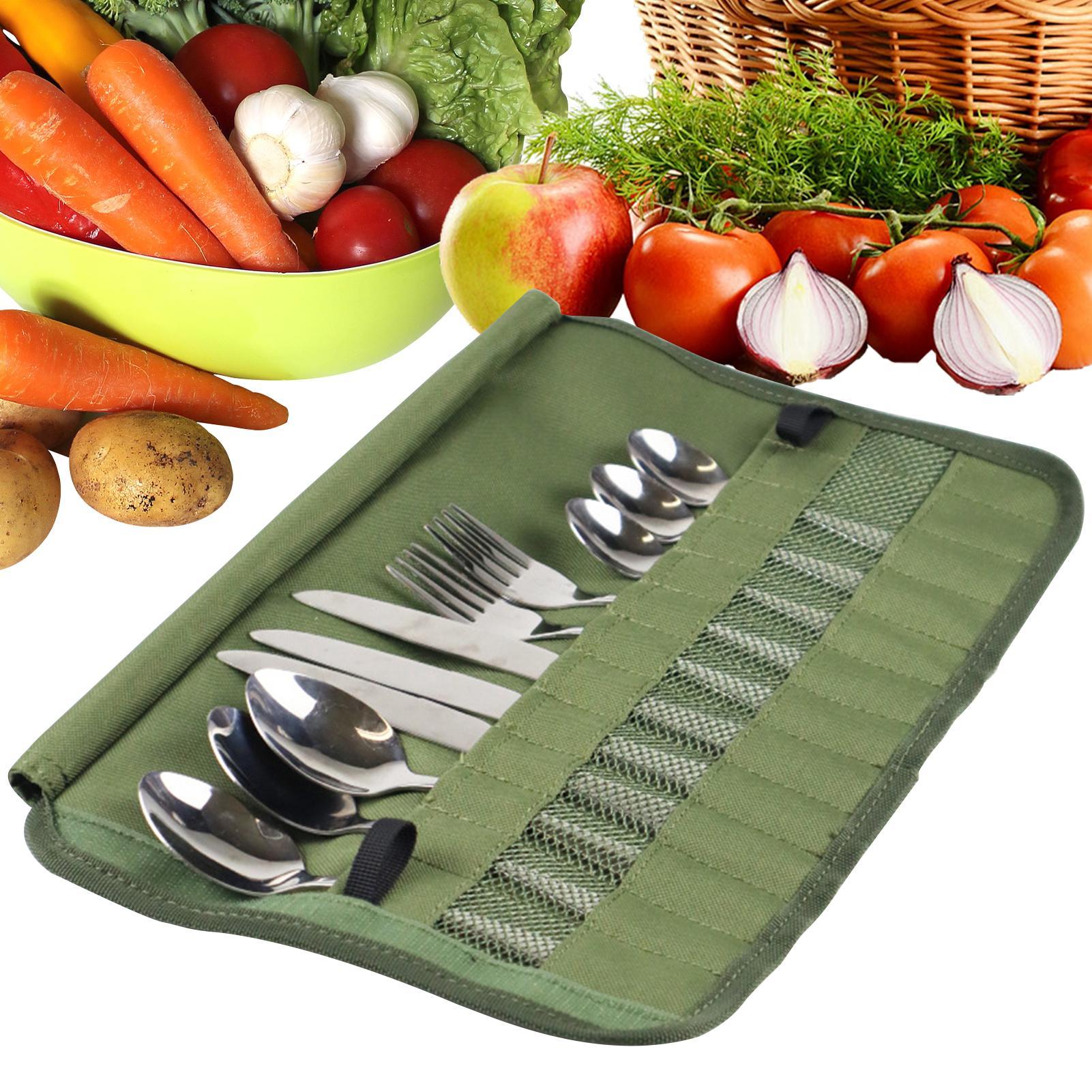 Camping Cooking Trangia - Camping Tableware Roll Bag Kitchen Cooking