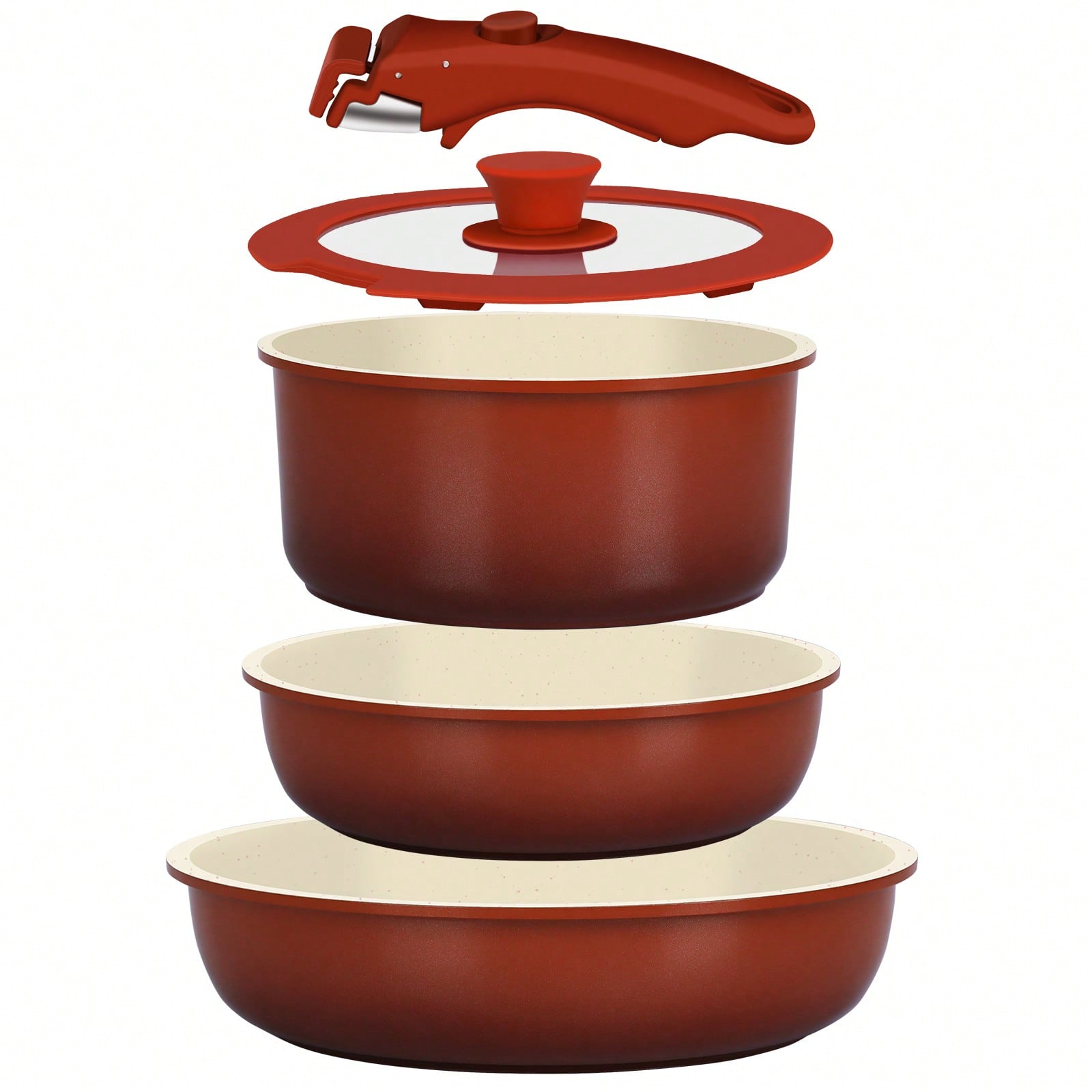Camping Cooking Easy - 11Pcs Non-Stick Pots And Pans Set
