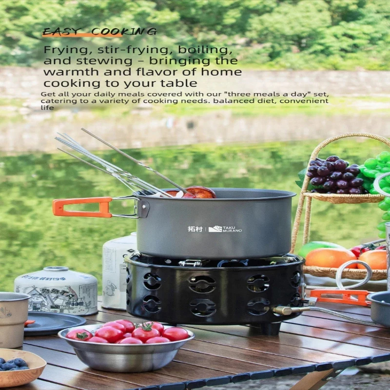 Camping Cooking Trangia - Camping Cookware Set Outdoor Pot Tableware