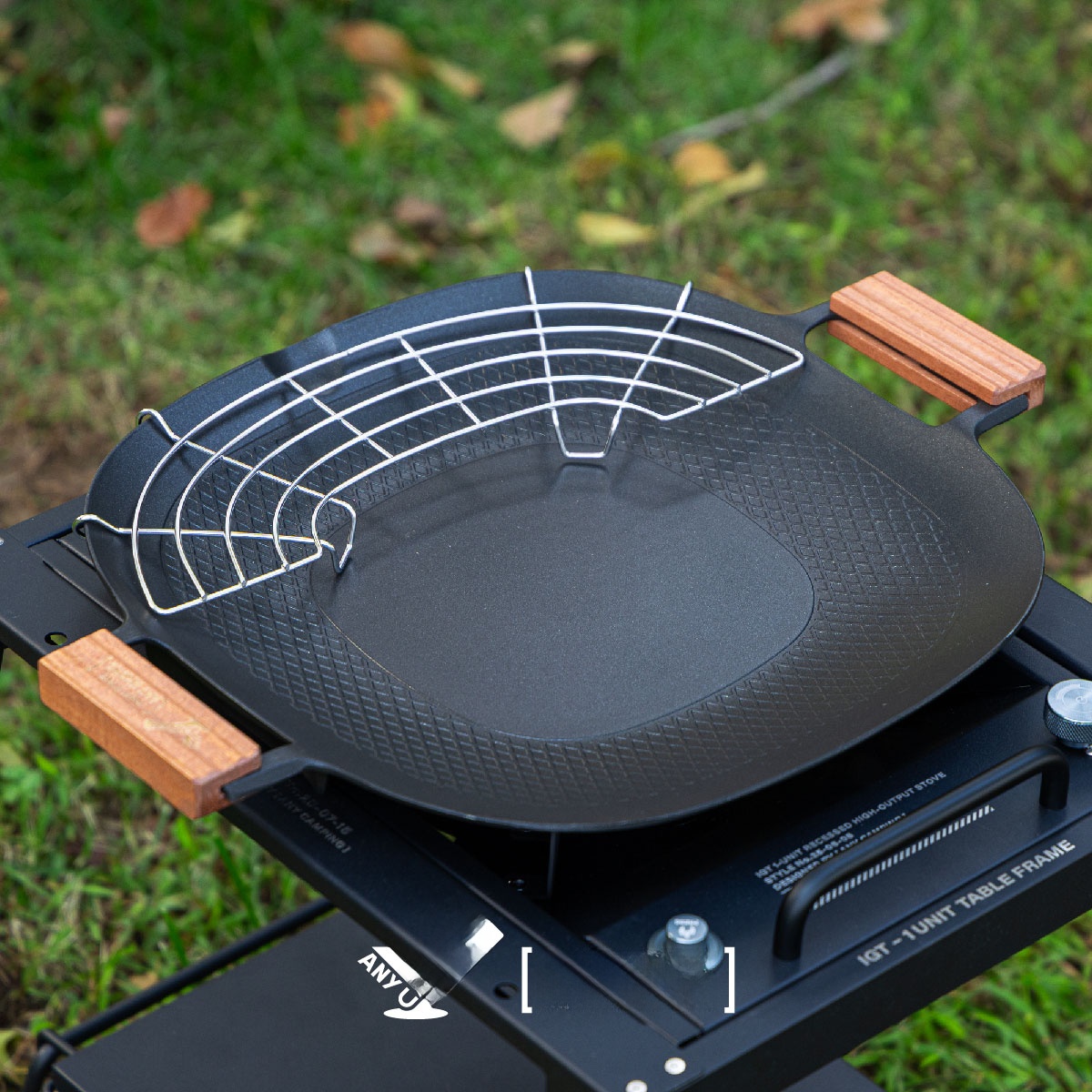 Camping Cooking Grill - Outdoor Camping BBQ Grill Pan Cassette