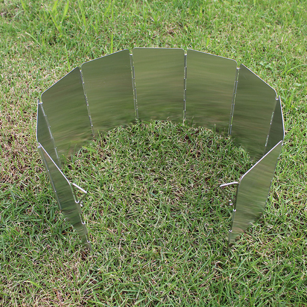 Camping Cooking Easy - Foldable Aluminum Alloy Stove Windscreen for