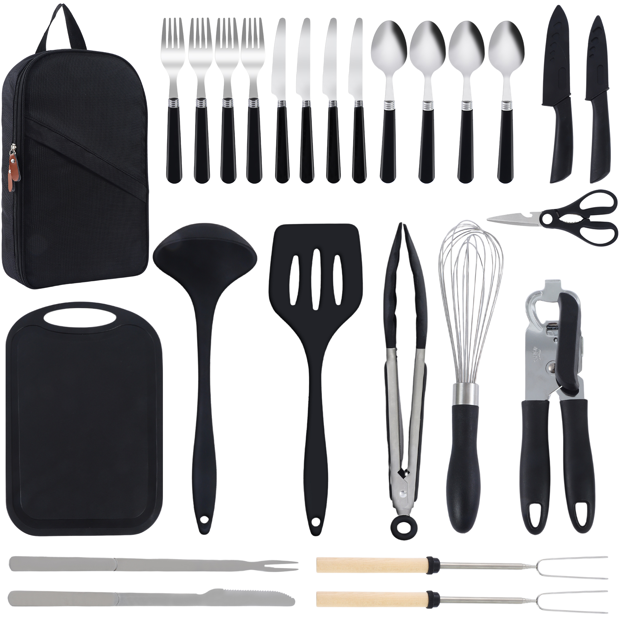 Camping Cooking Trangia - 26Pcs Outdoor Camping Cooking Utensils Set