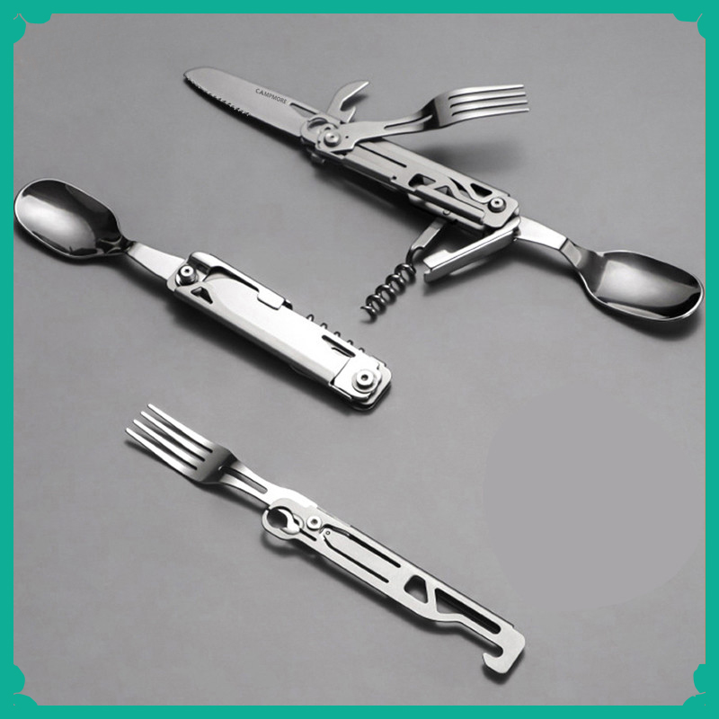 Multi-function Camping Fork Sp - đánh giá và giá Camping Cooking Kit Box