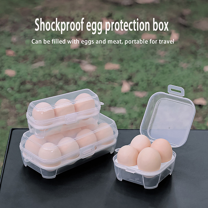 3/4/8 Grids Egg Holder Contain - đánh giá và giá Camping Cooking Utensil Holder