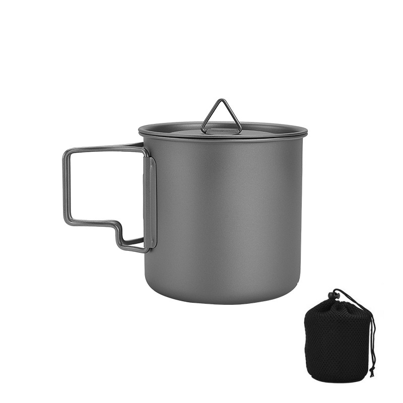 Titanium Camping Mug with Fold - đánh giá và giá Camping Cooking Set With Bag