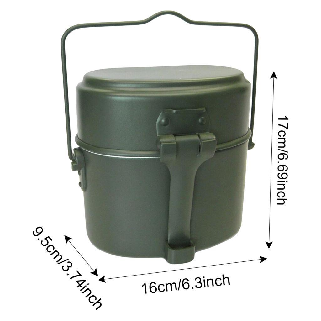 Outdoor Mess Tin Kit Camping L - đánh giá và giá Camping Cooking Kit Box