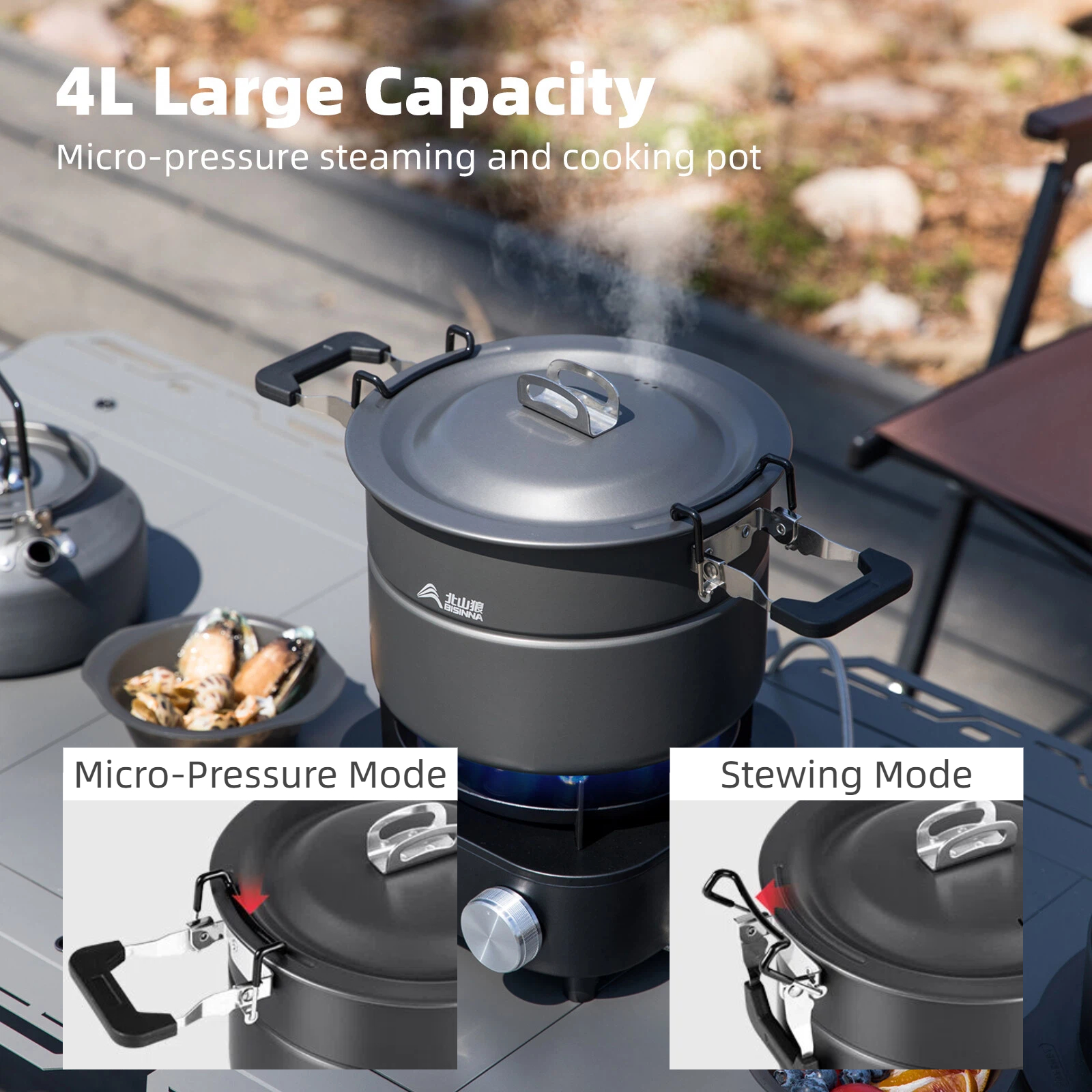 BISINNA Micro Pressure Camping - đánh giá và giá Camping Cooking Trangia