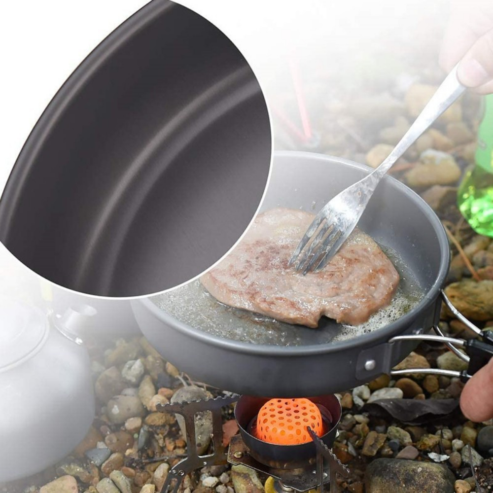 Lightweight Aluminum Alloy Out - đánh giá và giá Camping Cooking Easy