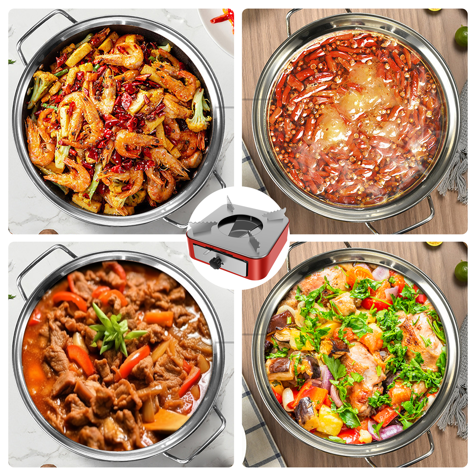 Portable Camping Stove Stainle - đánh giá và giá Camping Cooking Grill