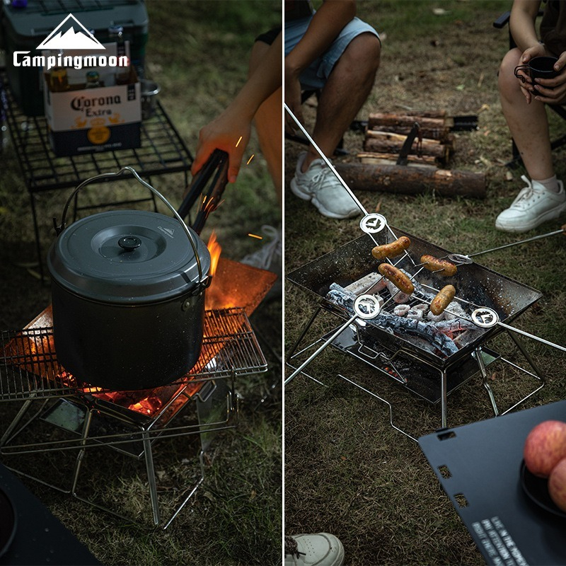CAMPINGMOON MT-3 Large Folding - đánh giá và giá Camp Grill Portable Folding