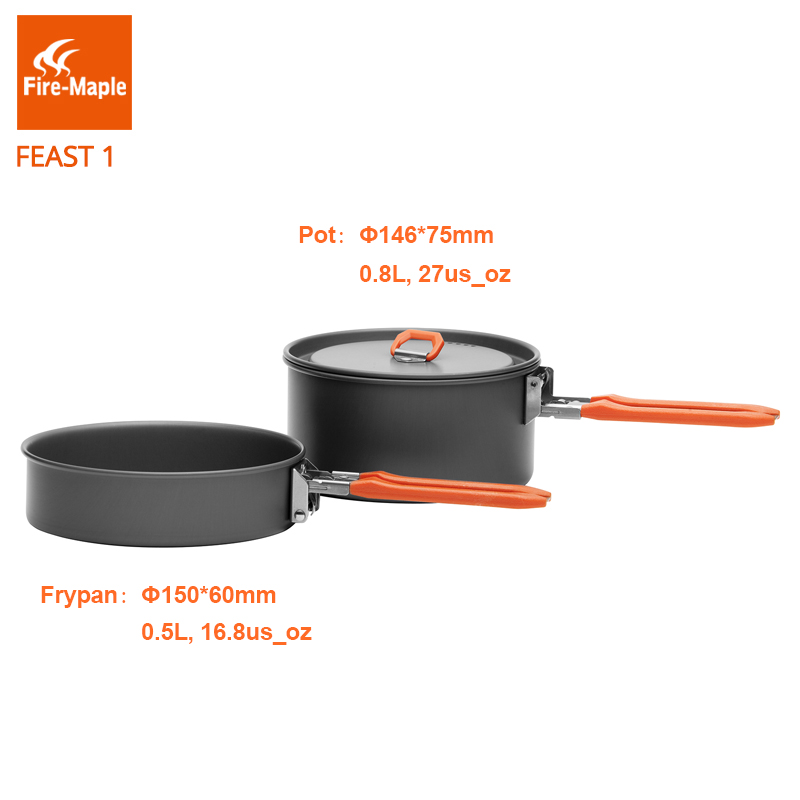 Fire Maple Feast 1 Outdoor Cam - đánh giá và giá Camping Cooking Set With Bag