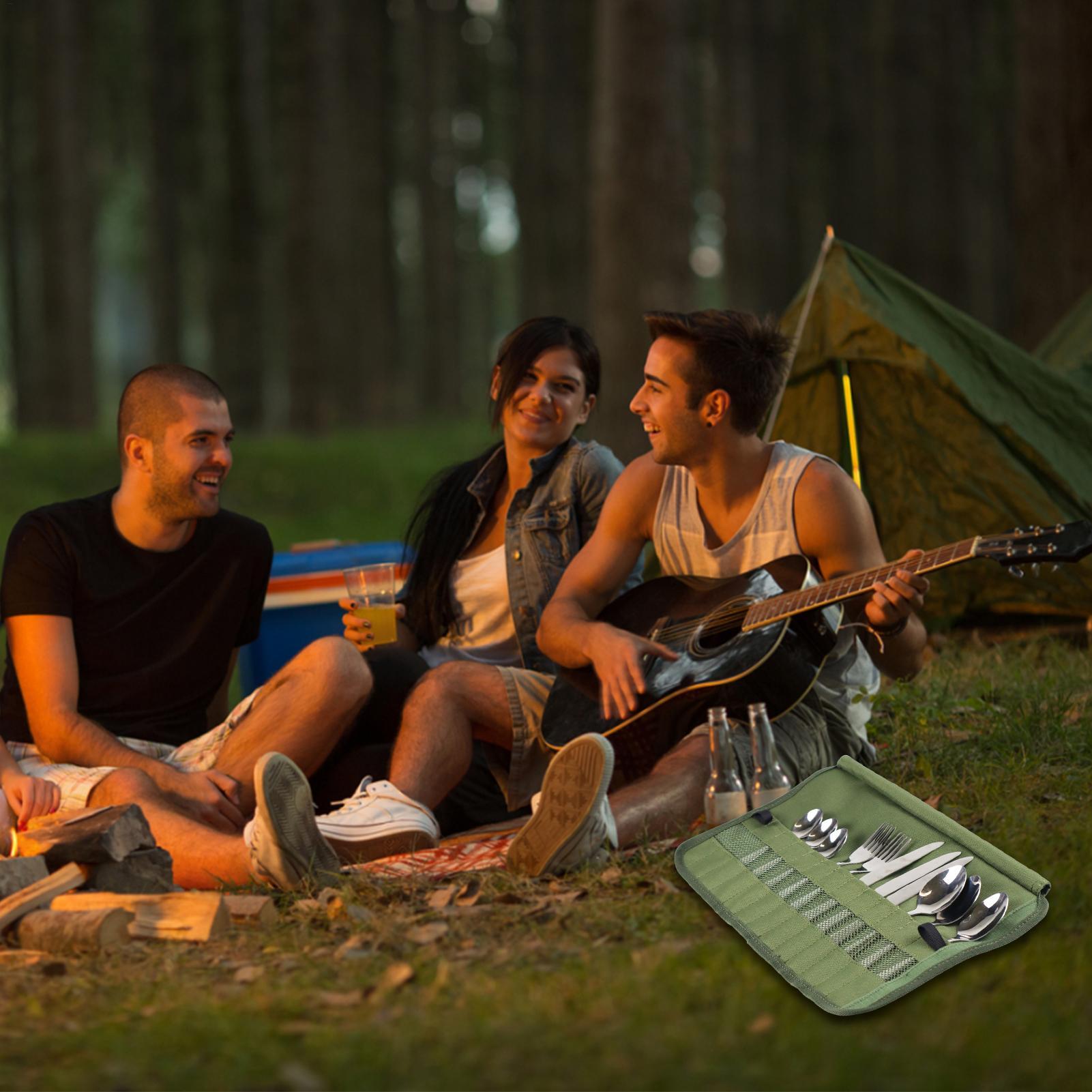 Camping Tableware Roll Bag Kit - đánh giá và giá Camping Cooking Trangia