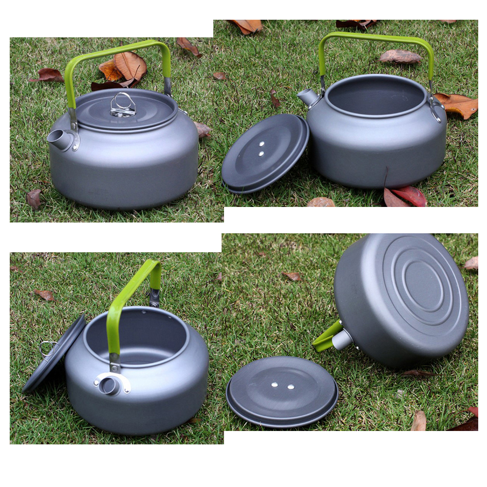 Portable Outdoor Water Kettle  - đánh giá và giá Camping Cooking Can
