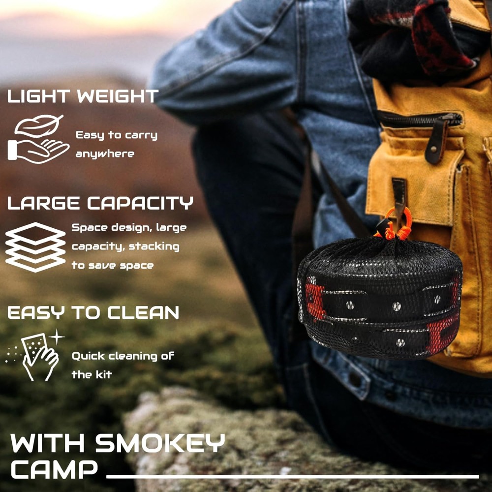 7Pcs Camping Pan Set - Backpac - đánh giá và giá Camping Cooking Pan