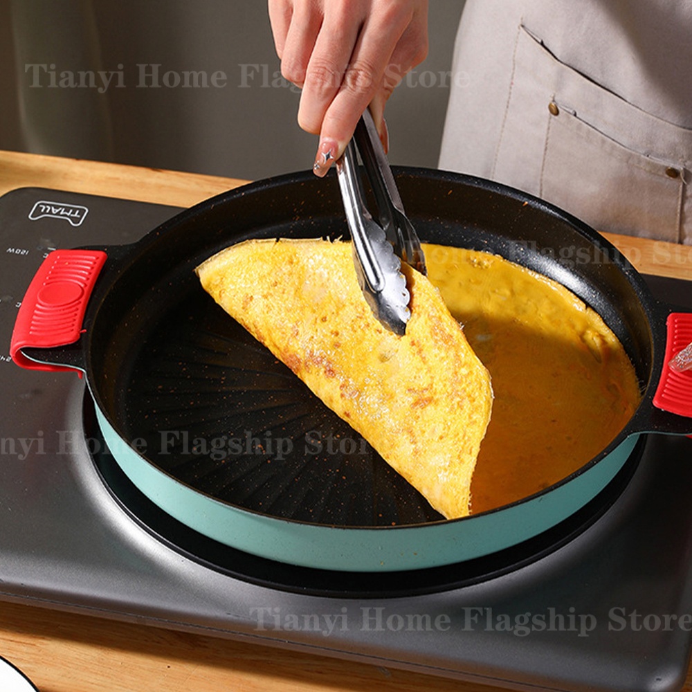 Grill Pan Round Non-Stick Barb - đánh giá và giá Camping Cooking Grill