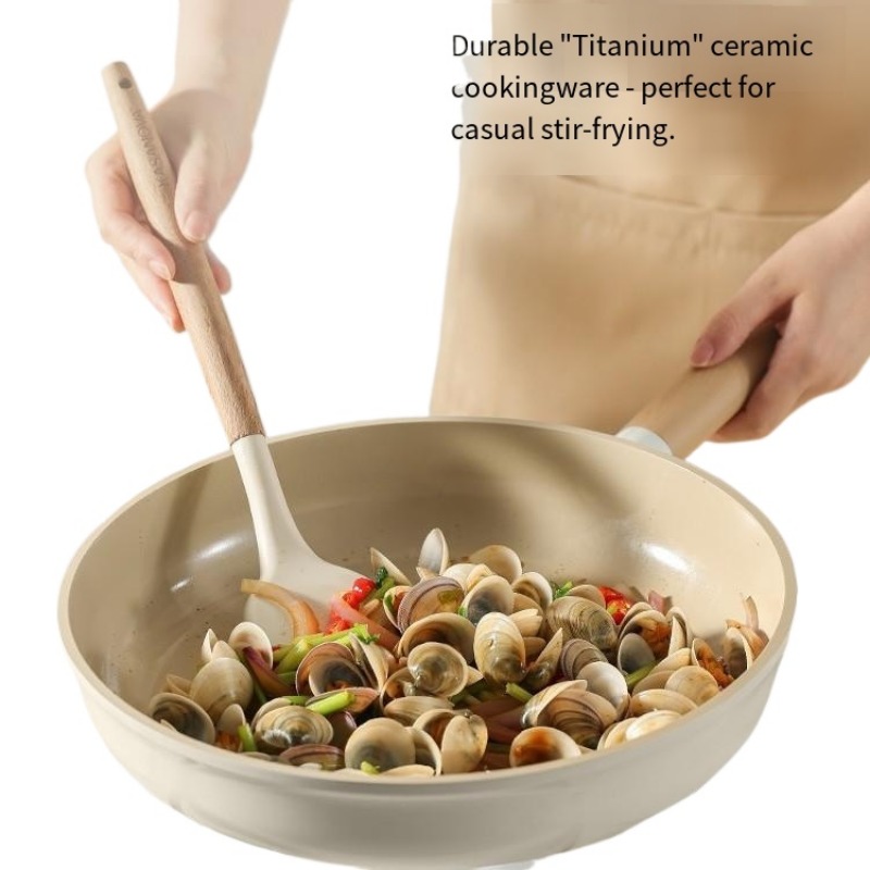 Geling Chinese Cheap White Tit - đánh giá và giá Camping Cooking Pan