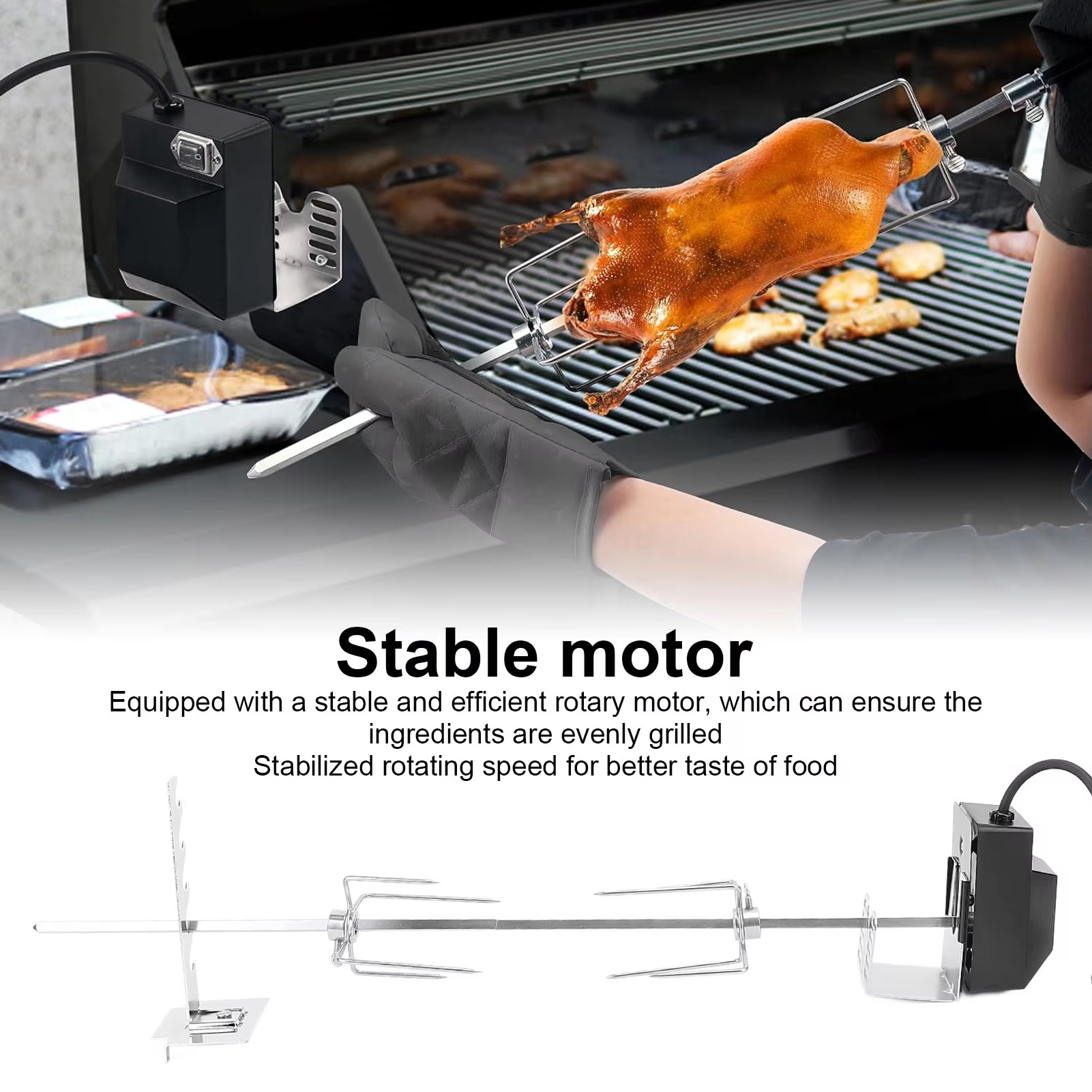 Electric BBQ Grill Rotisserie  - đánh giá và giá Camping Cooking Trangia