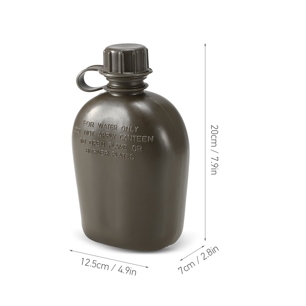 1L Outdoor Military Canteen Bo - đánh giá và giá Camping Cooking Can
