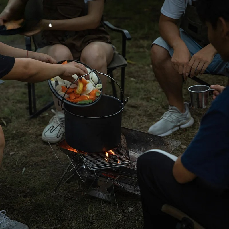 CAMPINGMOON Stainless Steel Fo - đánh giá và giá Camp Grill Portable Folding