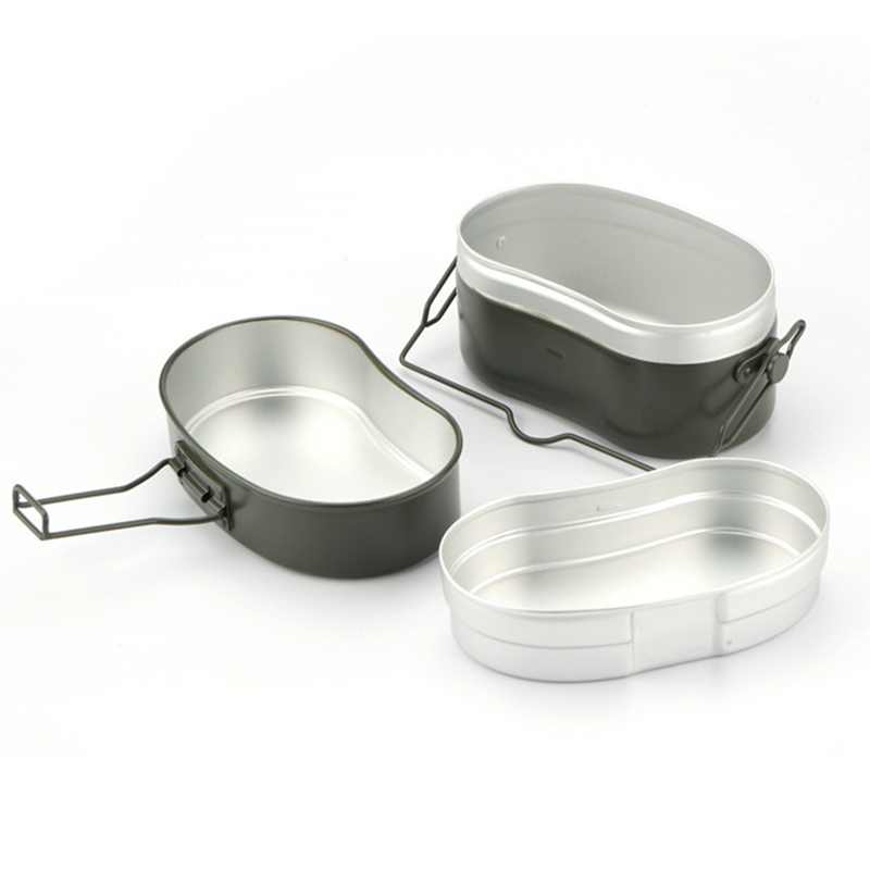 Aluminum Lunch Box Cookware Ou - đánh giá và giá Camping Cooking Kit Box