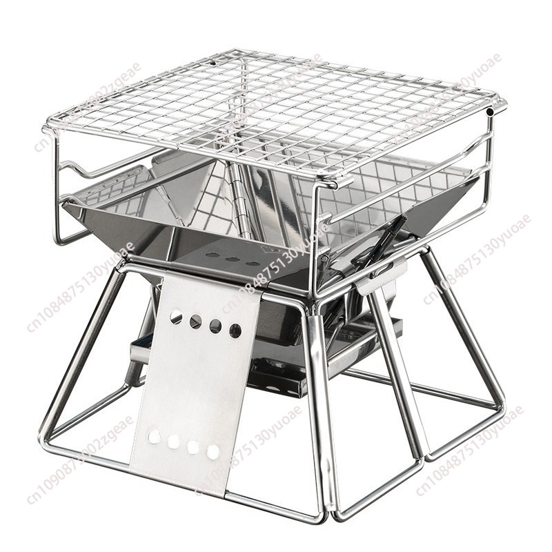 Portable Stainless Steel Foldi - đánh giá và giá Camp Grill Portable Folding