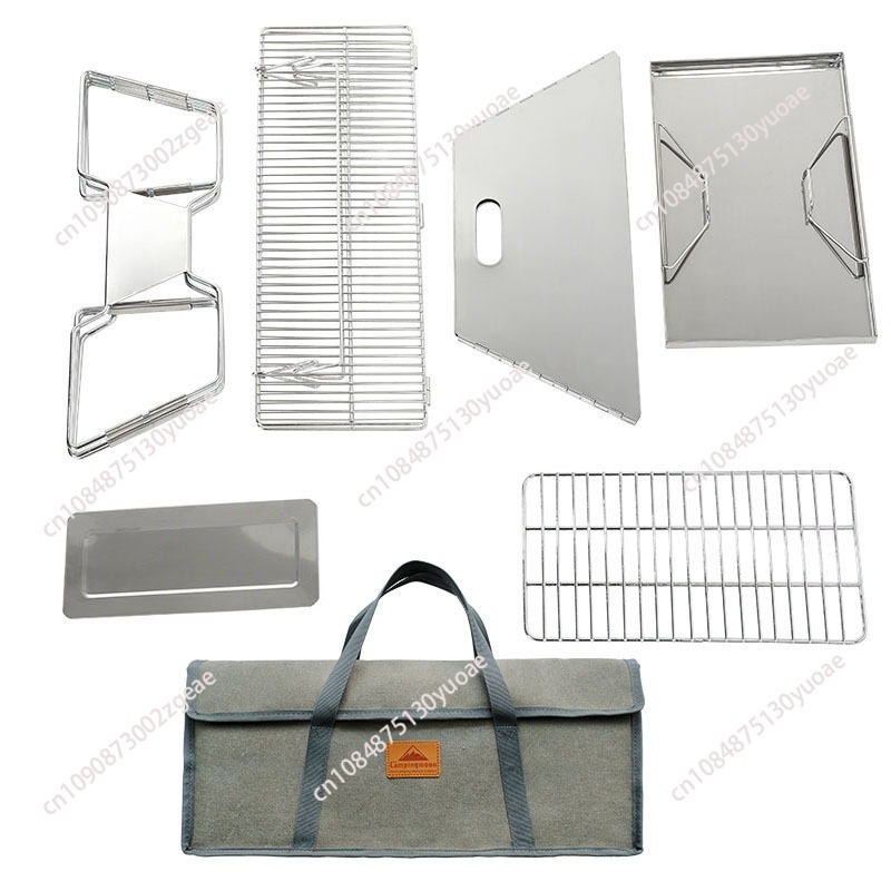 Portable Stainless Steel Foldi - đánh giá và giá Camp Grill Portable Folding
