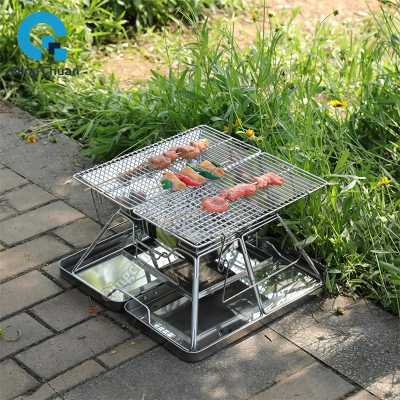 Camping Grill Charcoal Stove F - đánh giá và giá Camping Cooking Grill