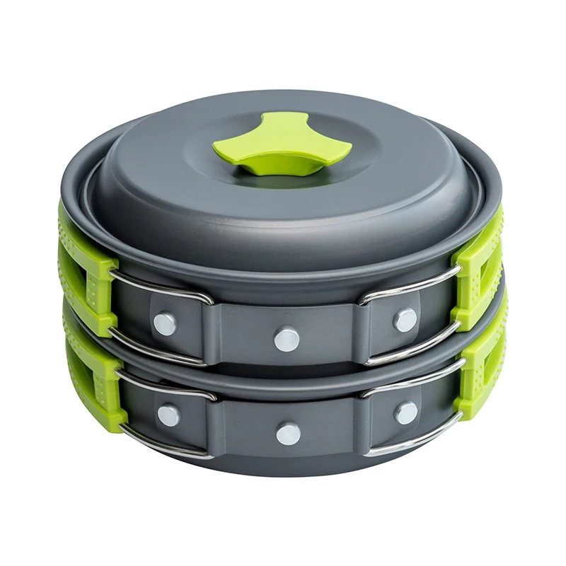 Portable Durable Camping Cookw - đánh giá và giá Camping Cooking Set With Bag