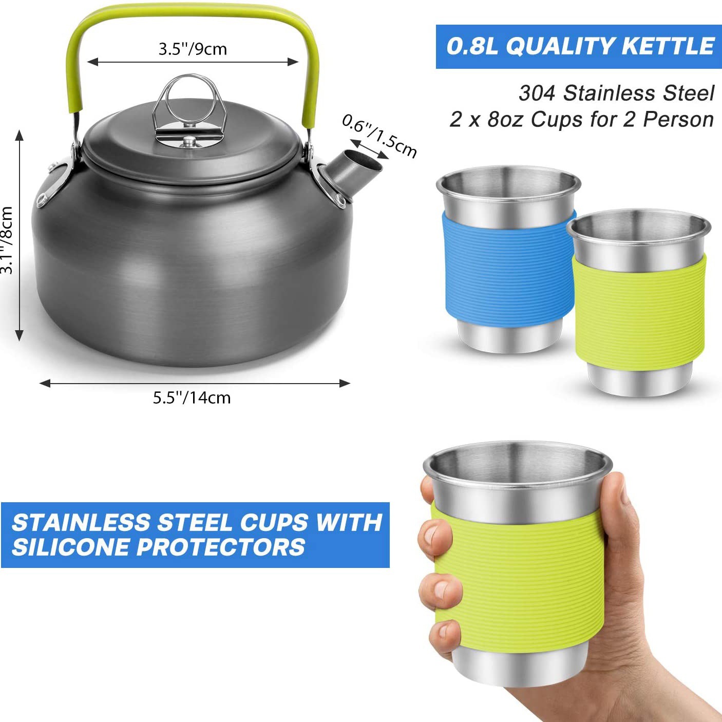 Complete 2-3 Person Camping Co - đánh giá và giá Camping Cooking Easy