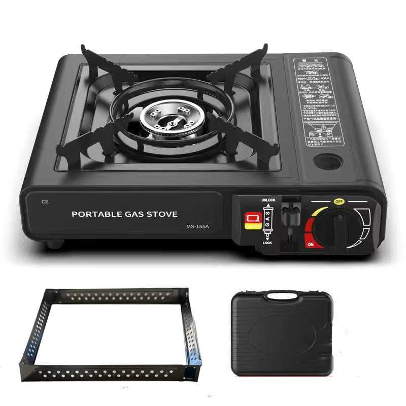 Portable camping barbecue stov - đánh giá và giá Camping Cooking Kit Box
