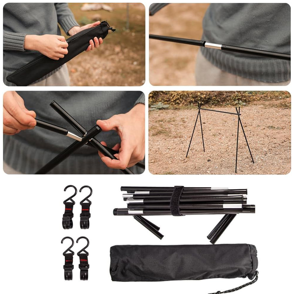 Folding Hanging Rack, Camping  - đánh giá và giá Camping Cooking Utensil Holder