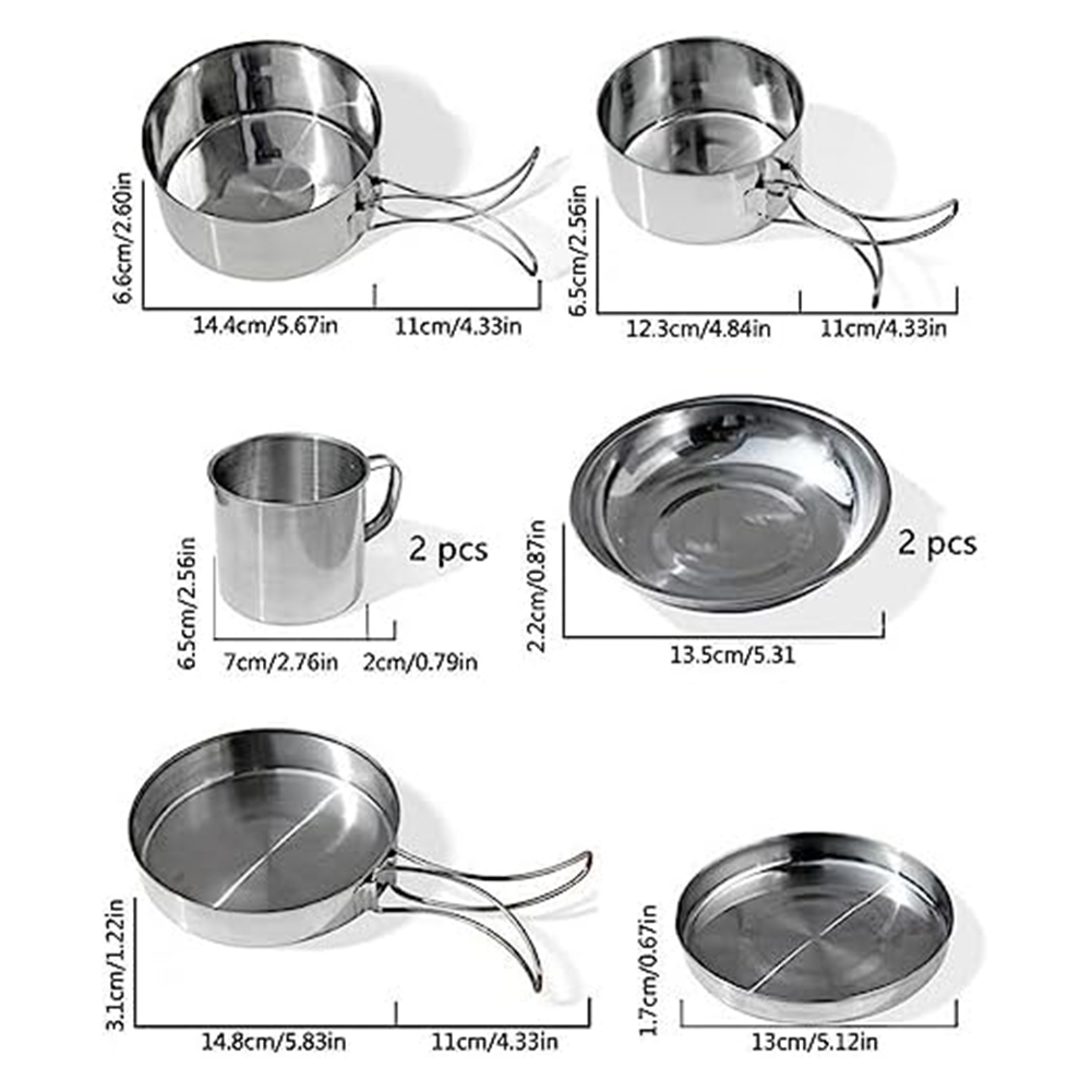 12.5CM D, 5.7CM H Camping Cook - đánh giá và giá Camping Cooking Easy