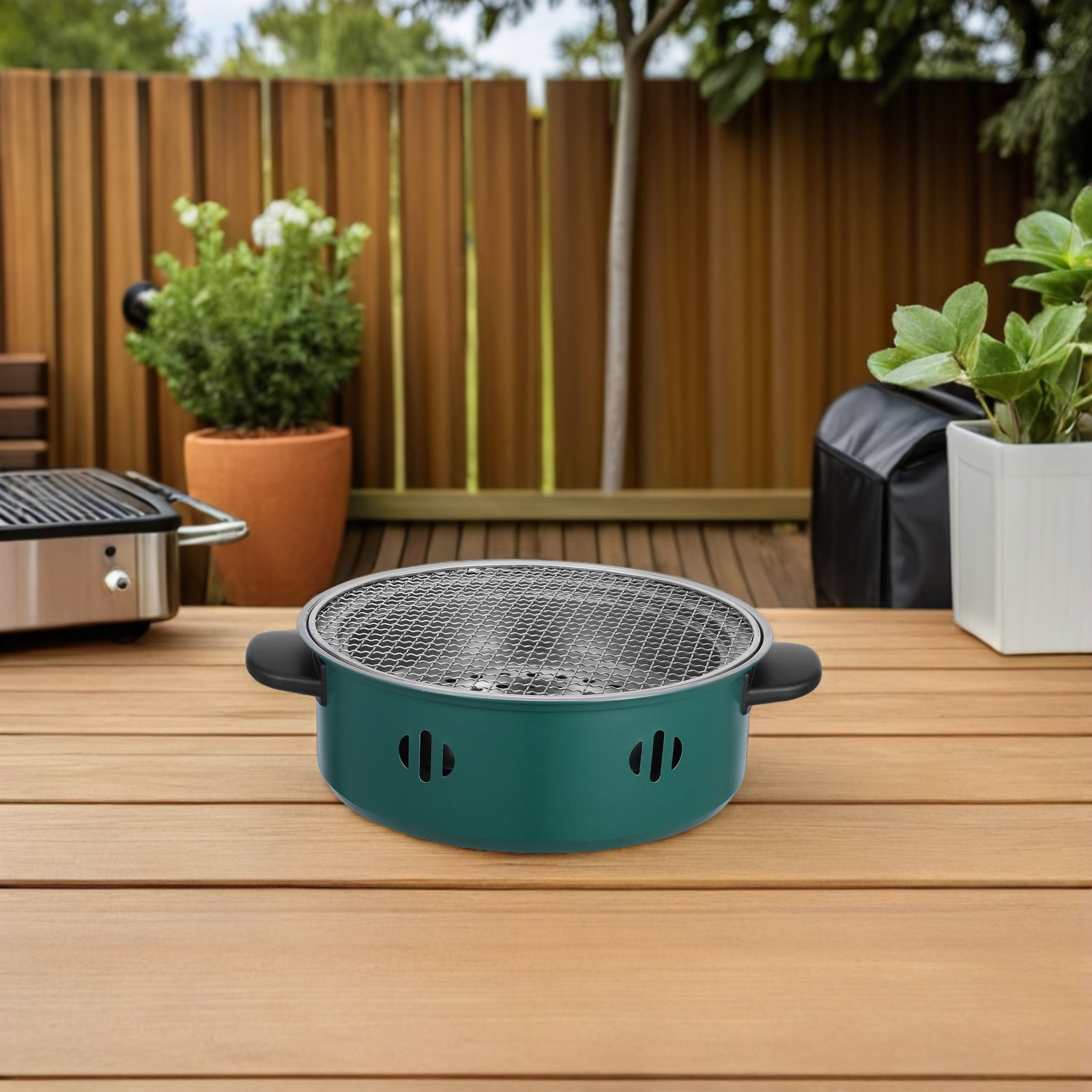 Round Reusable Barbecue Cookwa - đánh giá và giá Camping Cooking Easy