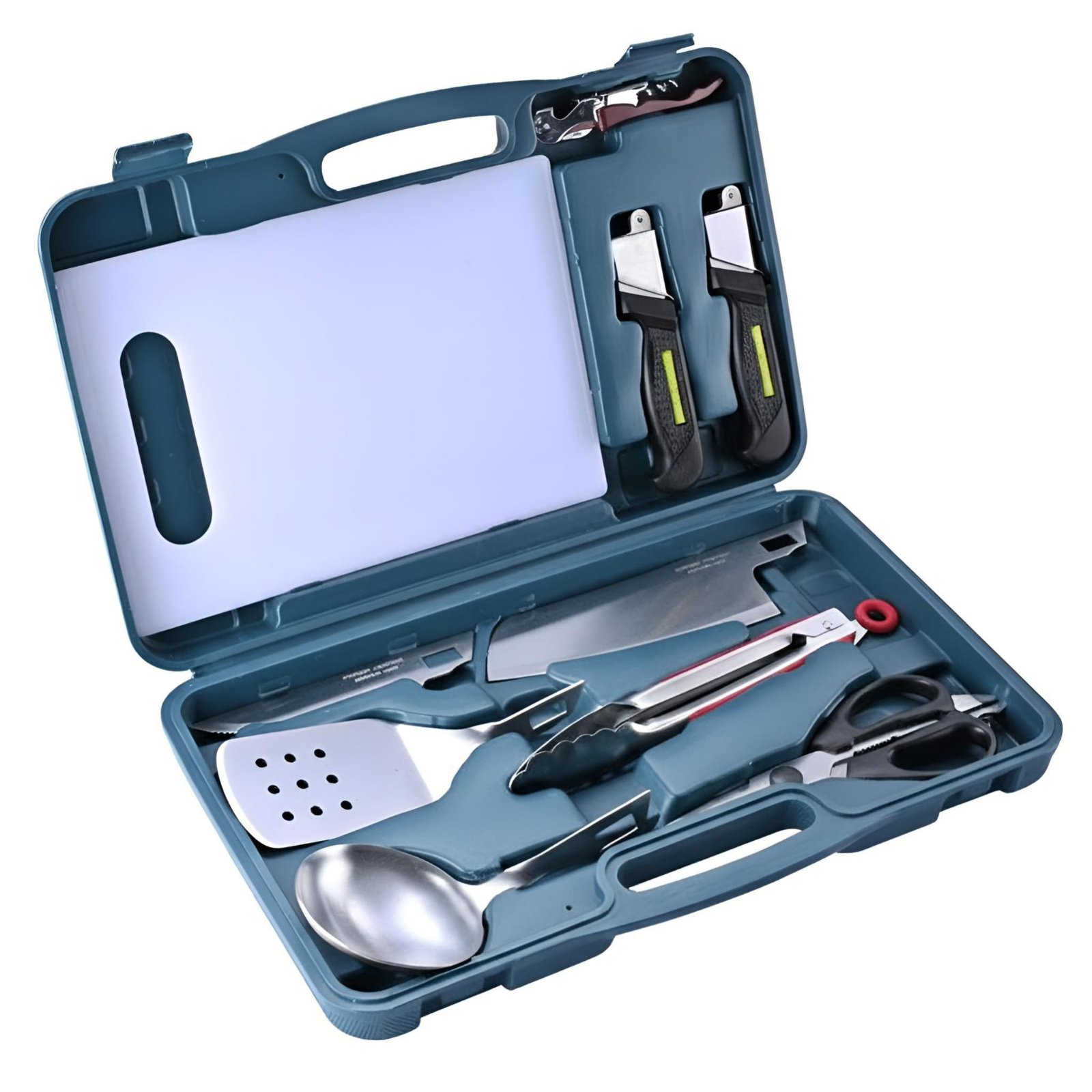 Outdoor Dining Cutlery Set, Ca - đánh giá và giá Camping Cooking Kit Box