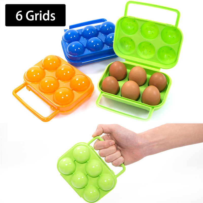 2/4/6/12 Grid Egg Storage Box  - đánh giá và giá Camping Cooking Utensil Holder