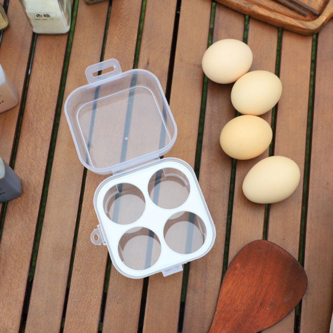 Portable Egg Holder Box Shockp - đánh giá và giá Camping Cooking Utensil Holder