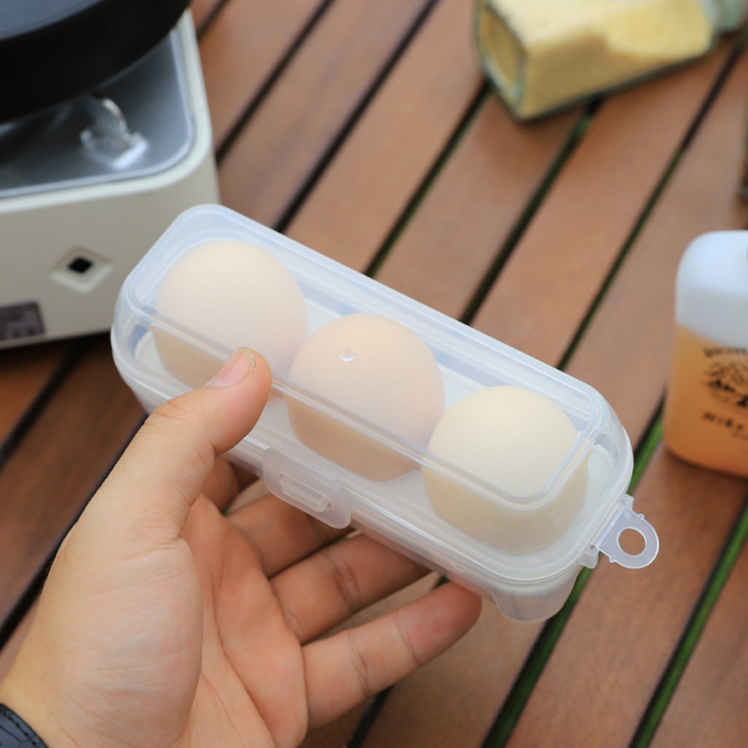Portable Egg Holder Box Shockp - đánh giá và giá Camping Cooking Utensil Holder