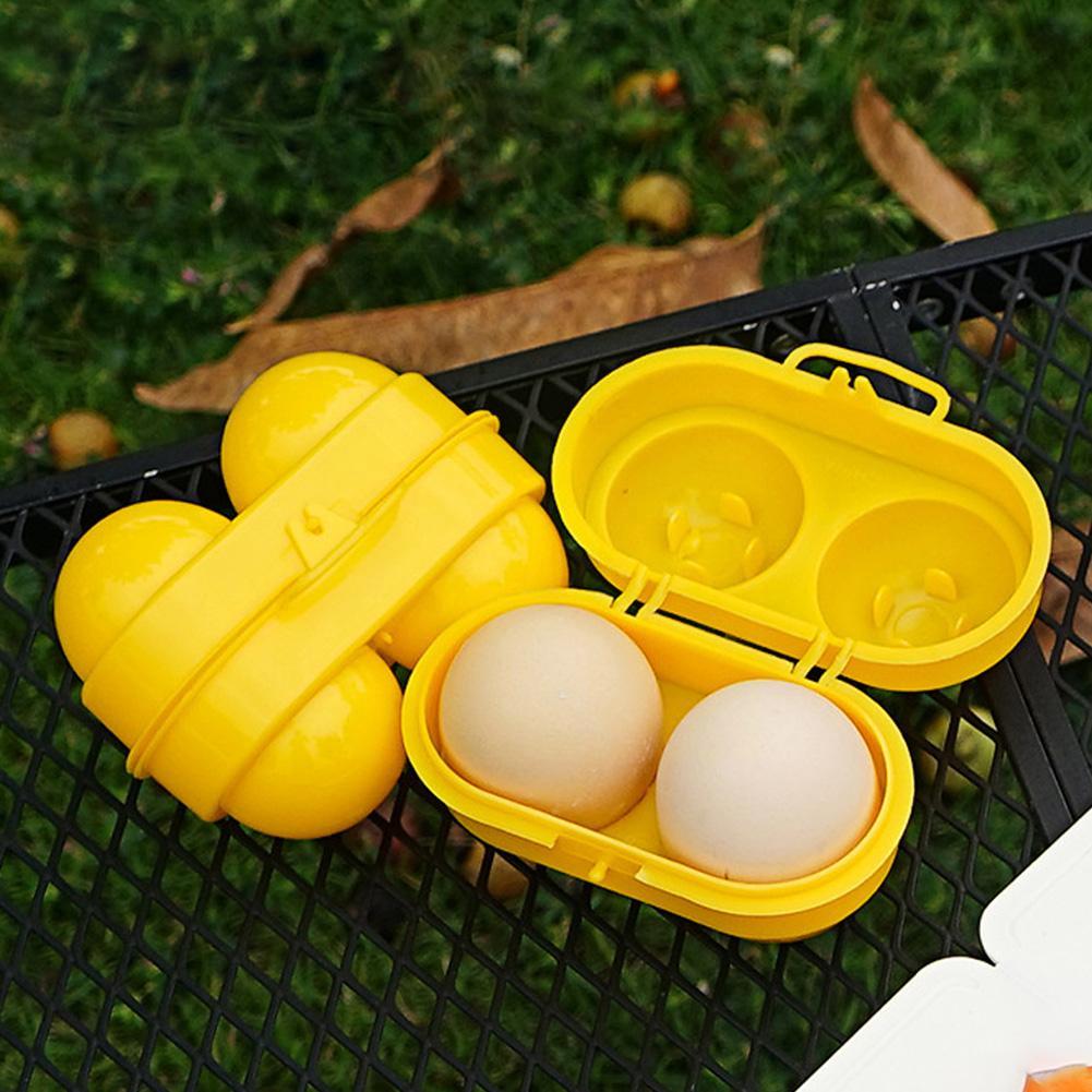 2 Grid Egg Storage Box Contain - đánh giá và giá Camping Cooking Utensil Holder