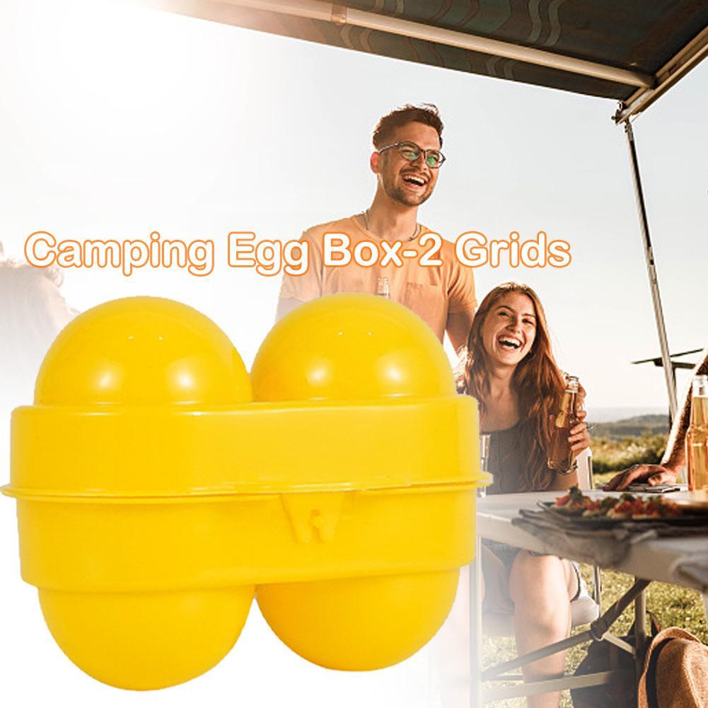 2 Grid Egg Storage Box Contain - đánh giá và giá Camping Cooking Utensil Holder