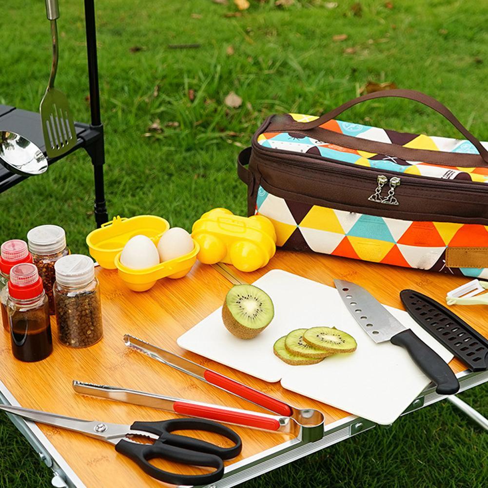 2 Grid Egg Storage Box Contain - đánh giá và giá Camping Cooking Utensil Holder
