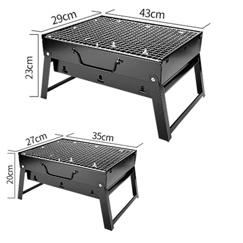 Black BBQ Grill Folding Portab - đánh giá và giá Camp Grill Portable Folding