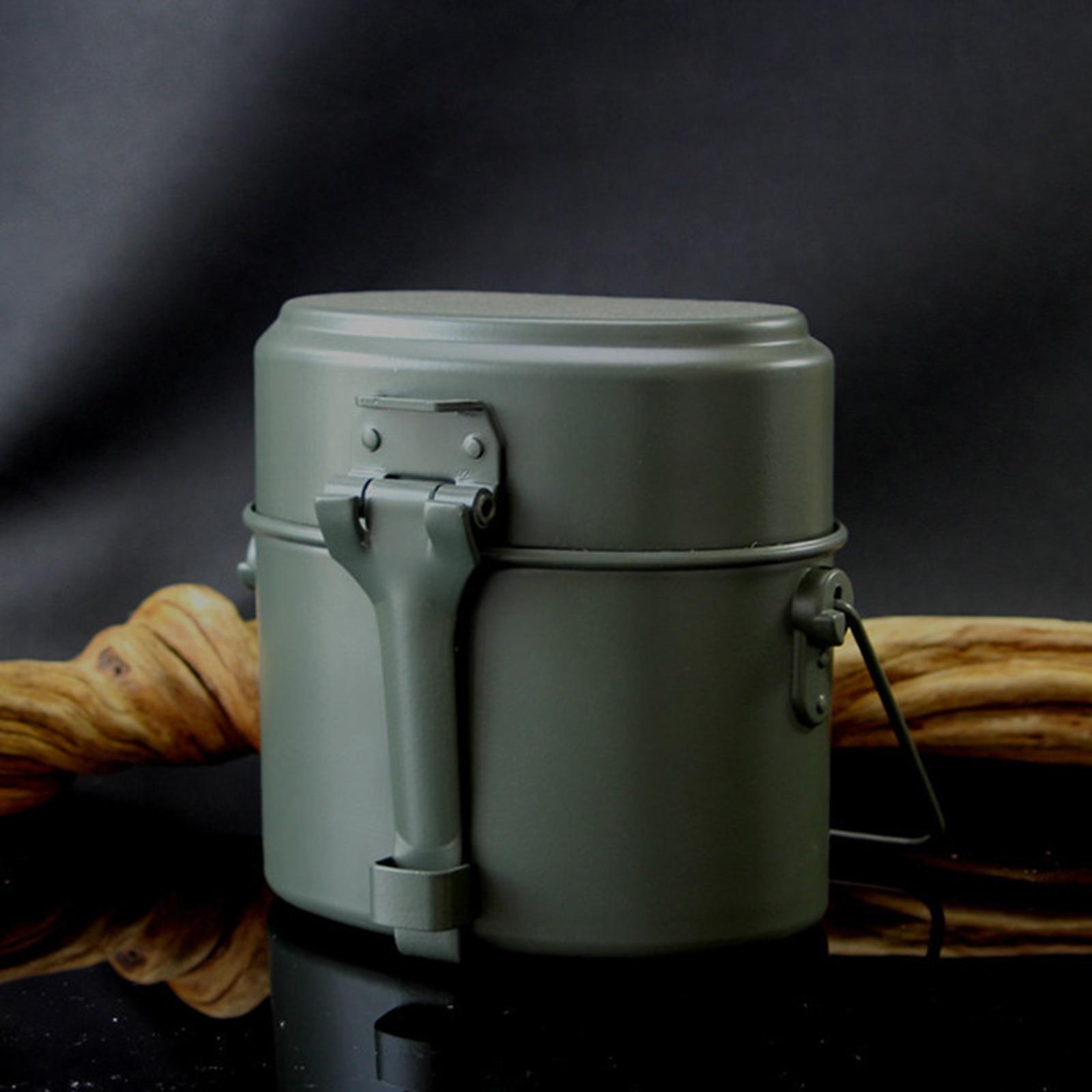 Lunch Box Mess Kit Pot and Pan - đánh giá và giá Camping Cooking Kit Box