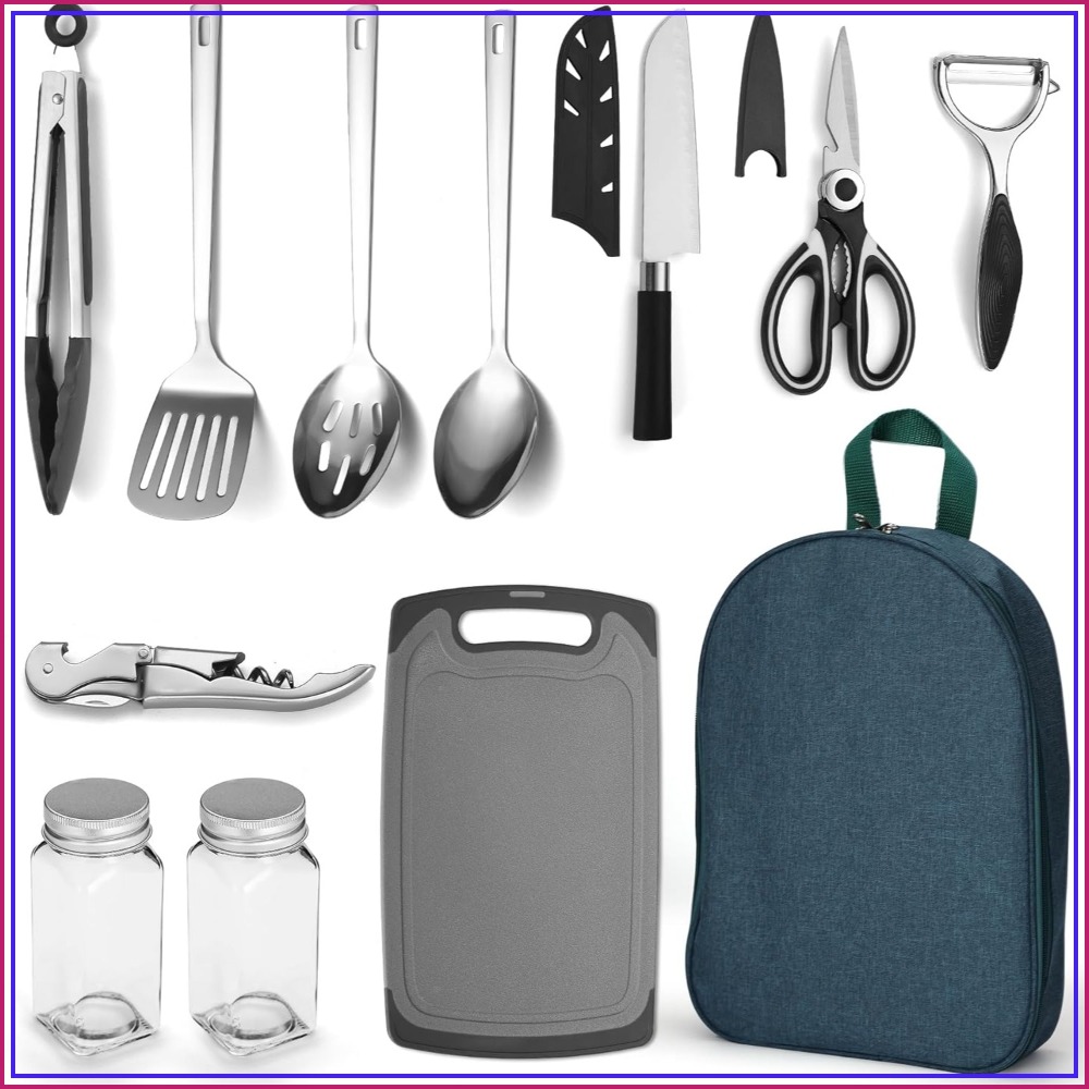 Camping Cooking Utensil Set 10 - đánh giá và giá Camping Cooking Grill