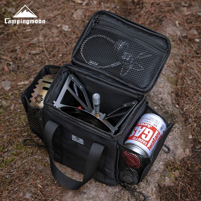 CAMPINGMOON BKXD-5F-B Small Ca - đánh giá và giá Camping Cooking Set With Bag