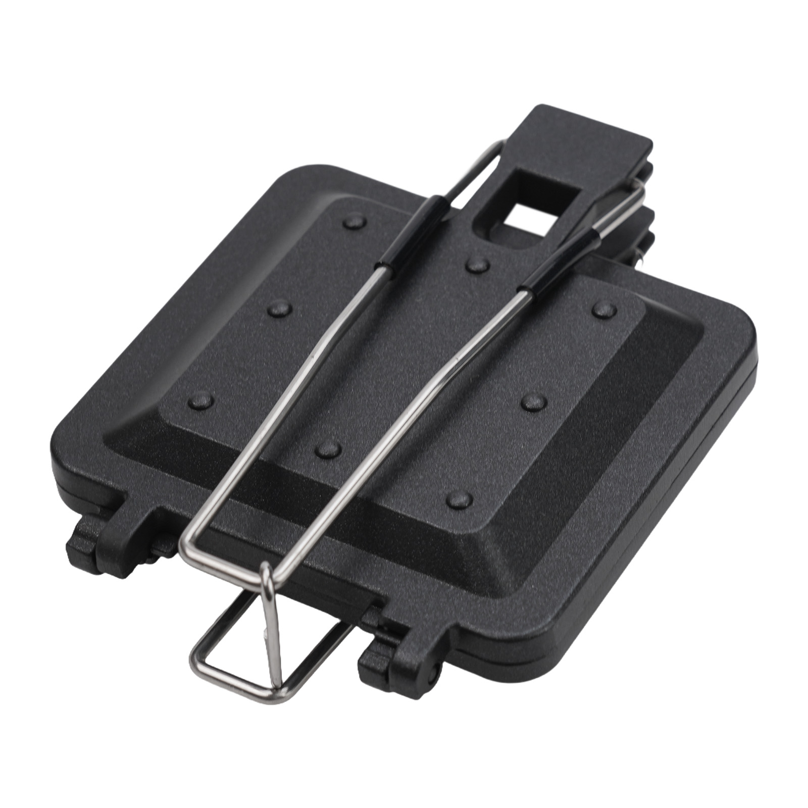 Portable Folding Sandwich Pan  - đánh giá và giá Camp Grill Portable Folding