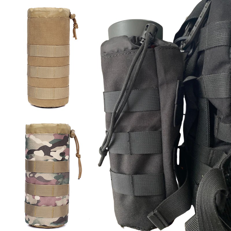 Outdoor Molle Water Bottle Bag - đánh giá và giá Camping Cooking Can