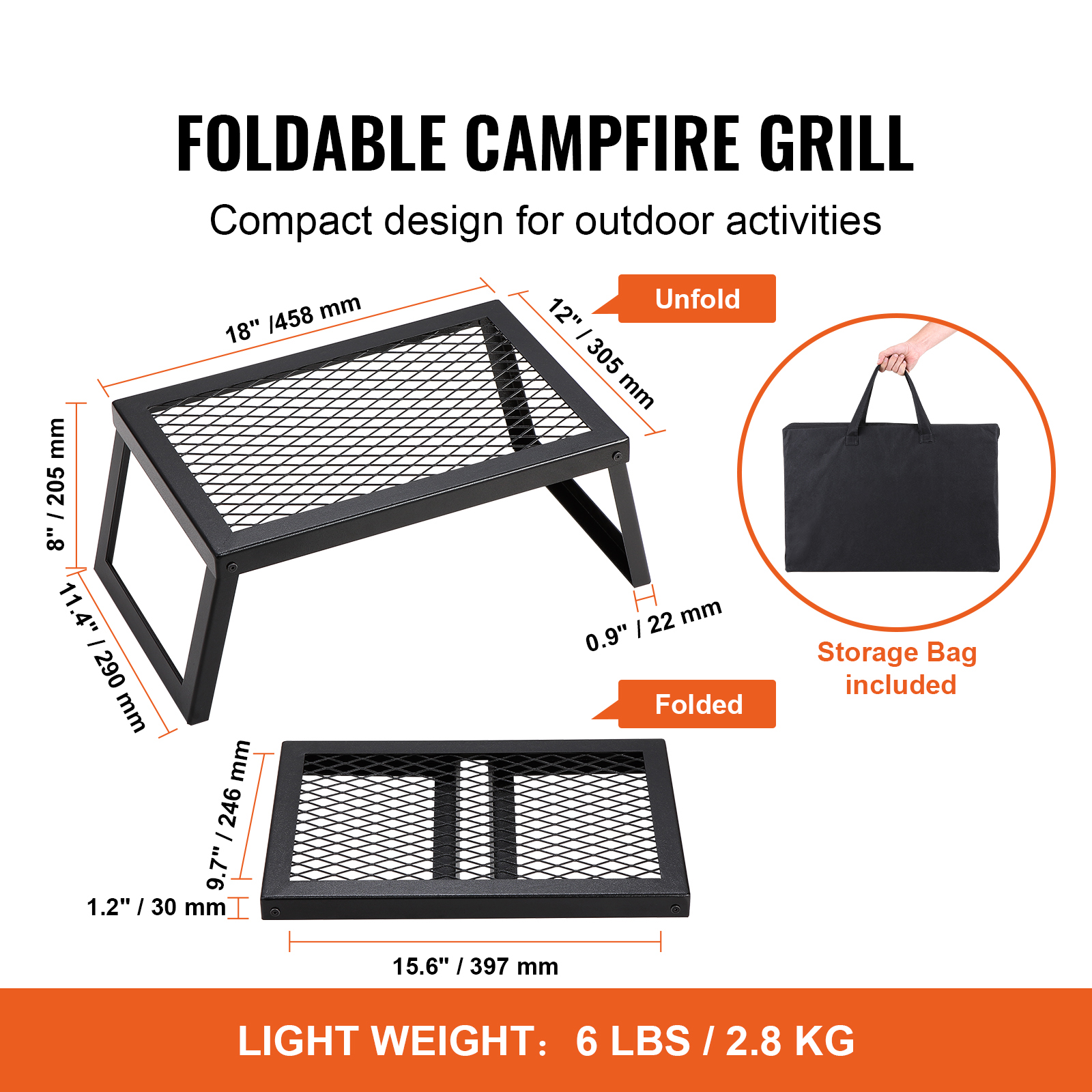 SucceBuy 18/24in Barbecue Char - đánh giá và giá Camping Cooking Grill
