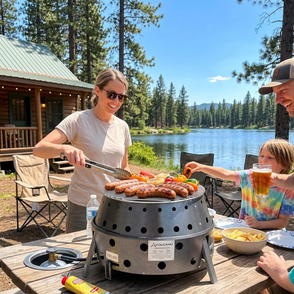 Collapsible Charcoal Grill Por - đánh giá và giá Camp Grill Portable Folding