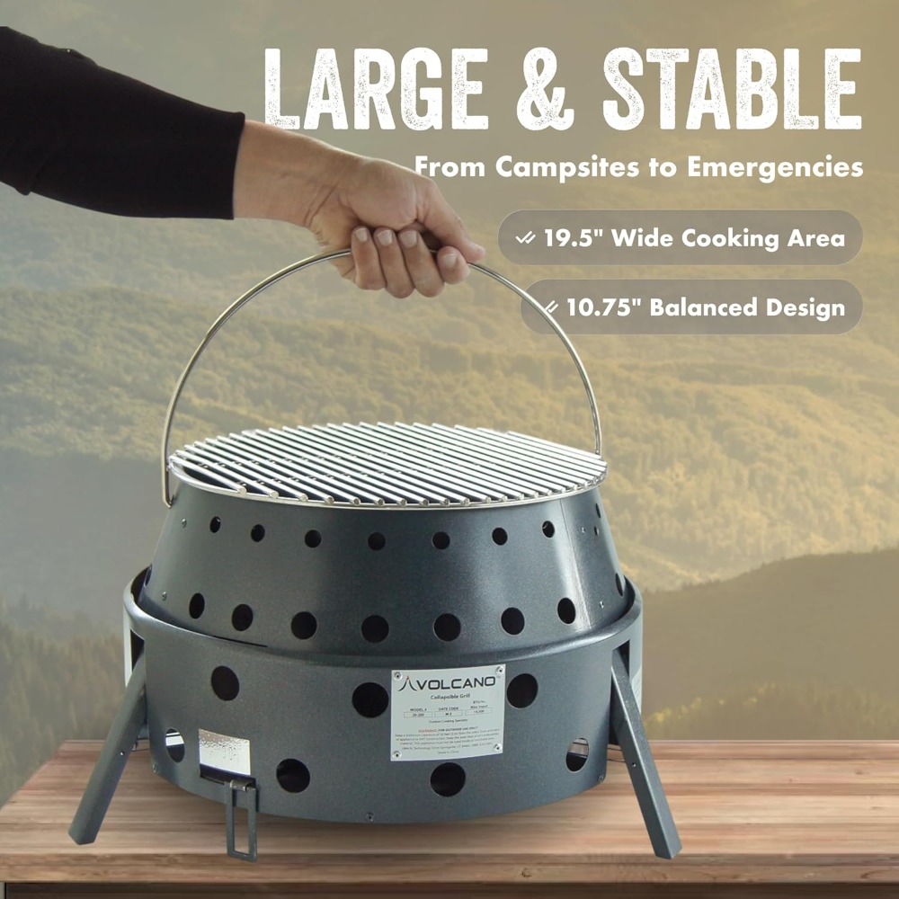 Collapsible Charcoal Grill Por - đánh giá và giá Camp Grill Portable Folding