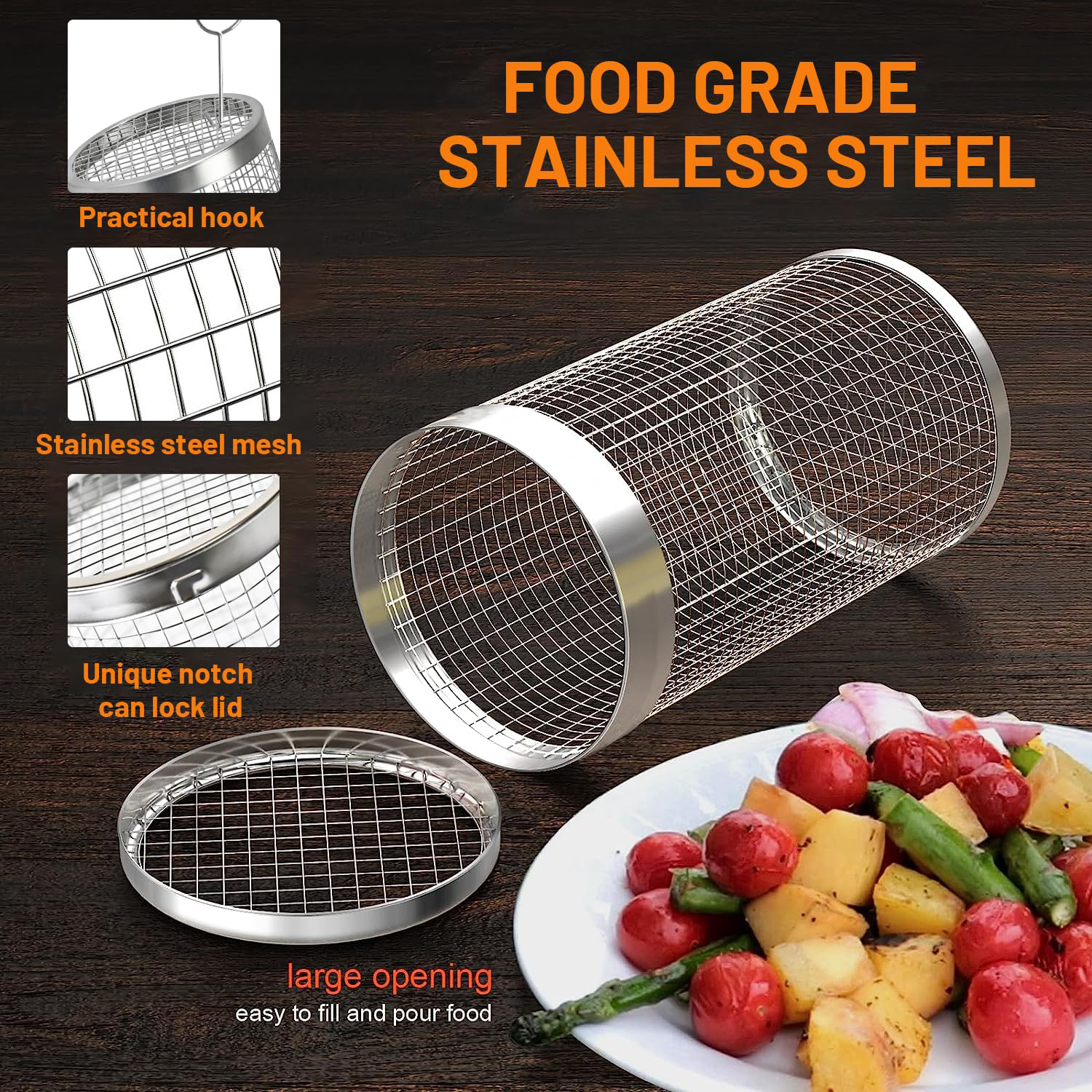 2 Pieces Rolling Grilling Bask - đánh giá và giá Camping Cooking Trangia